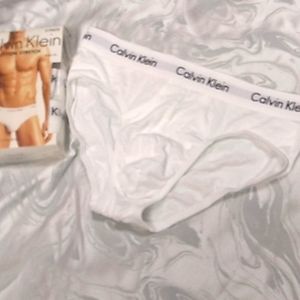 Mens Calvin Klein 3 Pack Cotton Stretch Hip Brief